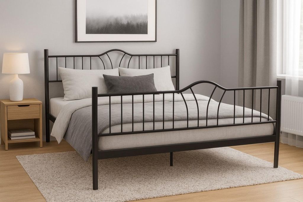 Metallbett 180x200 cm Santi Produktbild 