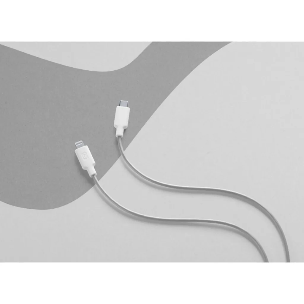 Câble de charge USB-C vers Lightning 1m Cellularline pour iPhone et iPad