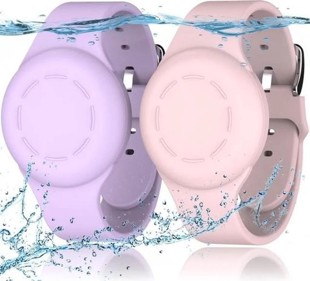 GPS enfant anti-perte avec bracelet support Airtag - Protection totale