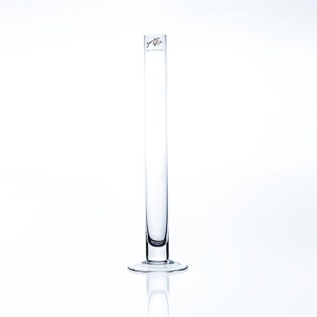 Reagenzglas, Glasvase SOLIFLEUR mit Fuss H. 30cm D. 3cm Produktbild 
