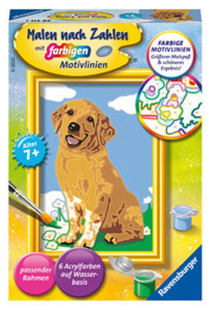 Ravensburger CreArt 28511 - Petit Golden Retriever - Image du produit 