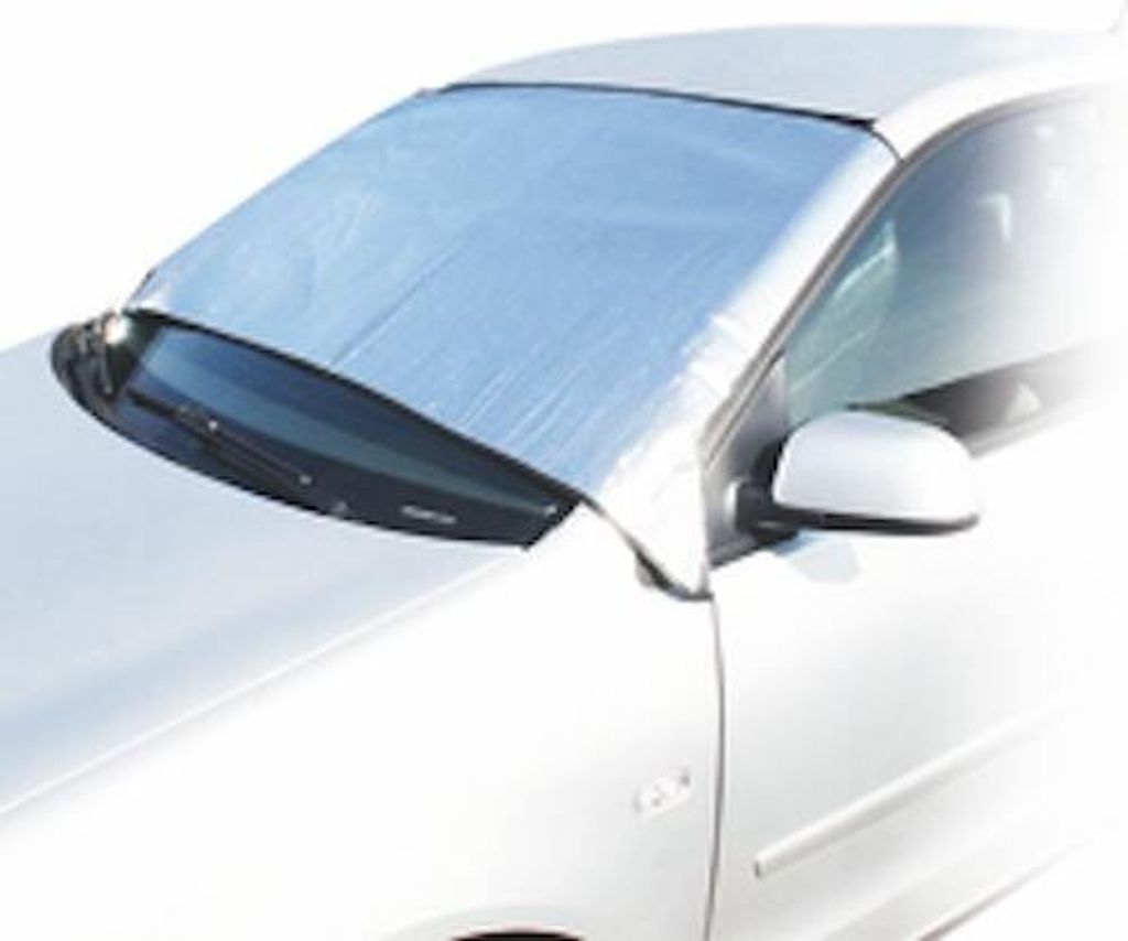 Auto Frontscheibenabdeckung Mit Spiegelhauben - 4-lagiger Schutz 145x118cm Für Auto, SUV & LKW