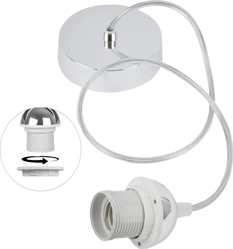 Pied pour Meuble TV et Buffet 100mm - Ligne Plate Chromé et Blanc Weiss