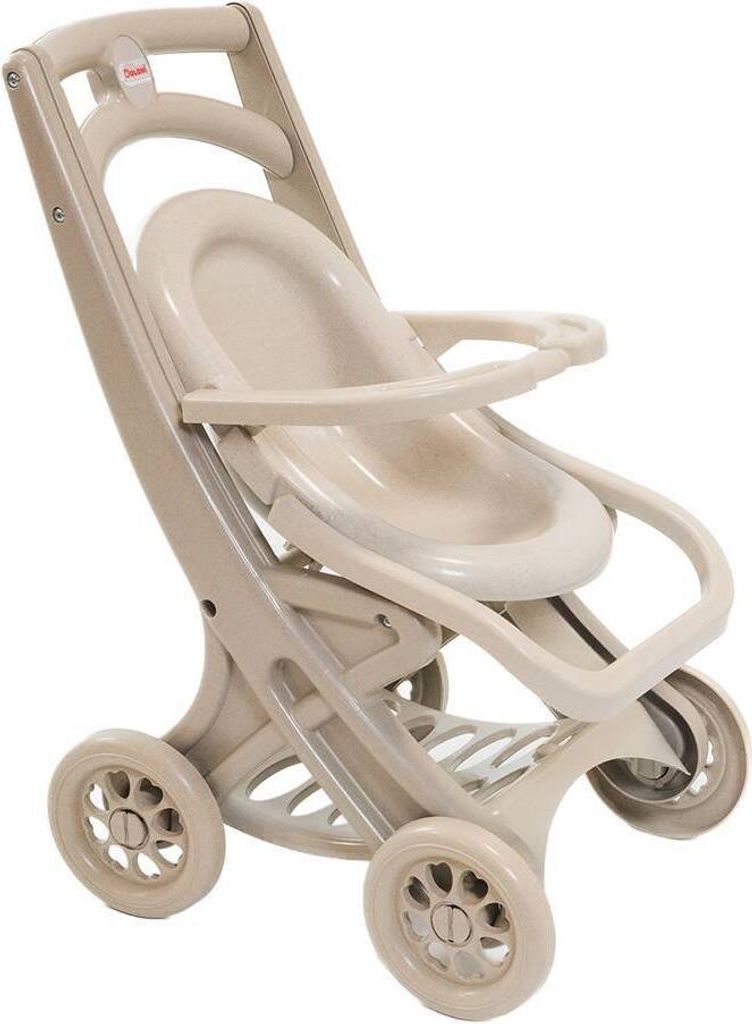 Spielzeug Puppenwagen beige