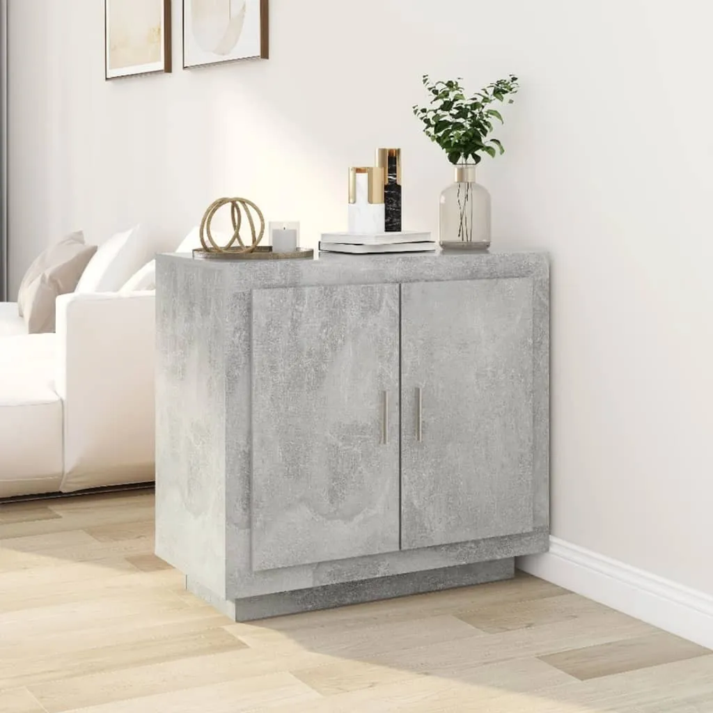 Credenza Grigio Cemento 80x40x75 Maison Exclusive | Mobile Moderno Legno