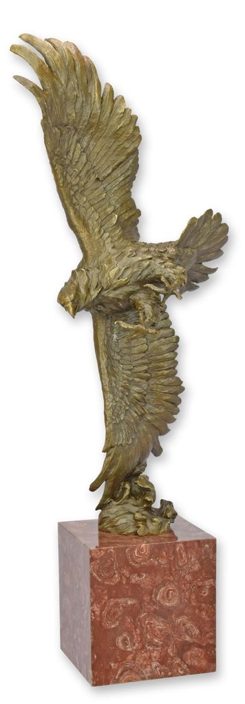 Bronzeskulptur Adler Replikat Retro Design Dekoration