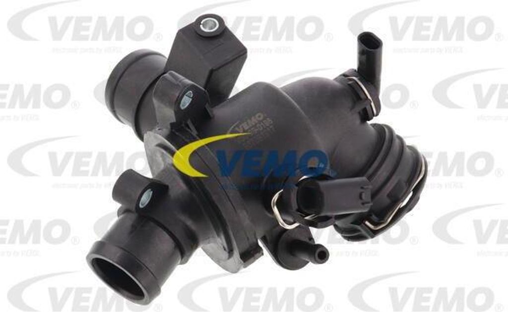 VEMO V30-99-0198 Thermostatgehäuse OE 6512000615 kompatibel mit C-Klasse, CLS, E-Klasse, GLE, GLK-Klasse, M-Klasse, S-Klasse, SLC, SLK, Sprinter, ...