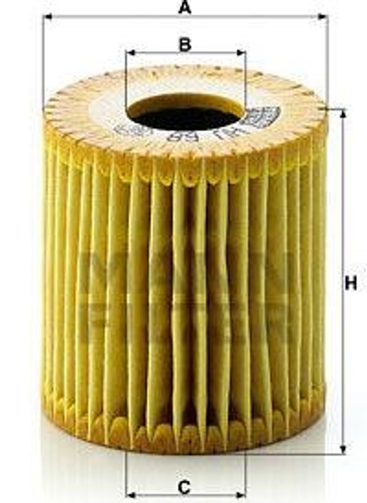 MANN-FILTER HU 68 x Ölfilter OE 1601800310 kompatibel mit Cabrio, City-Coupe, Roadster, Fortwo, Crossblade