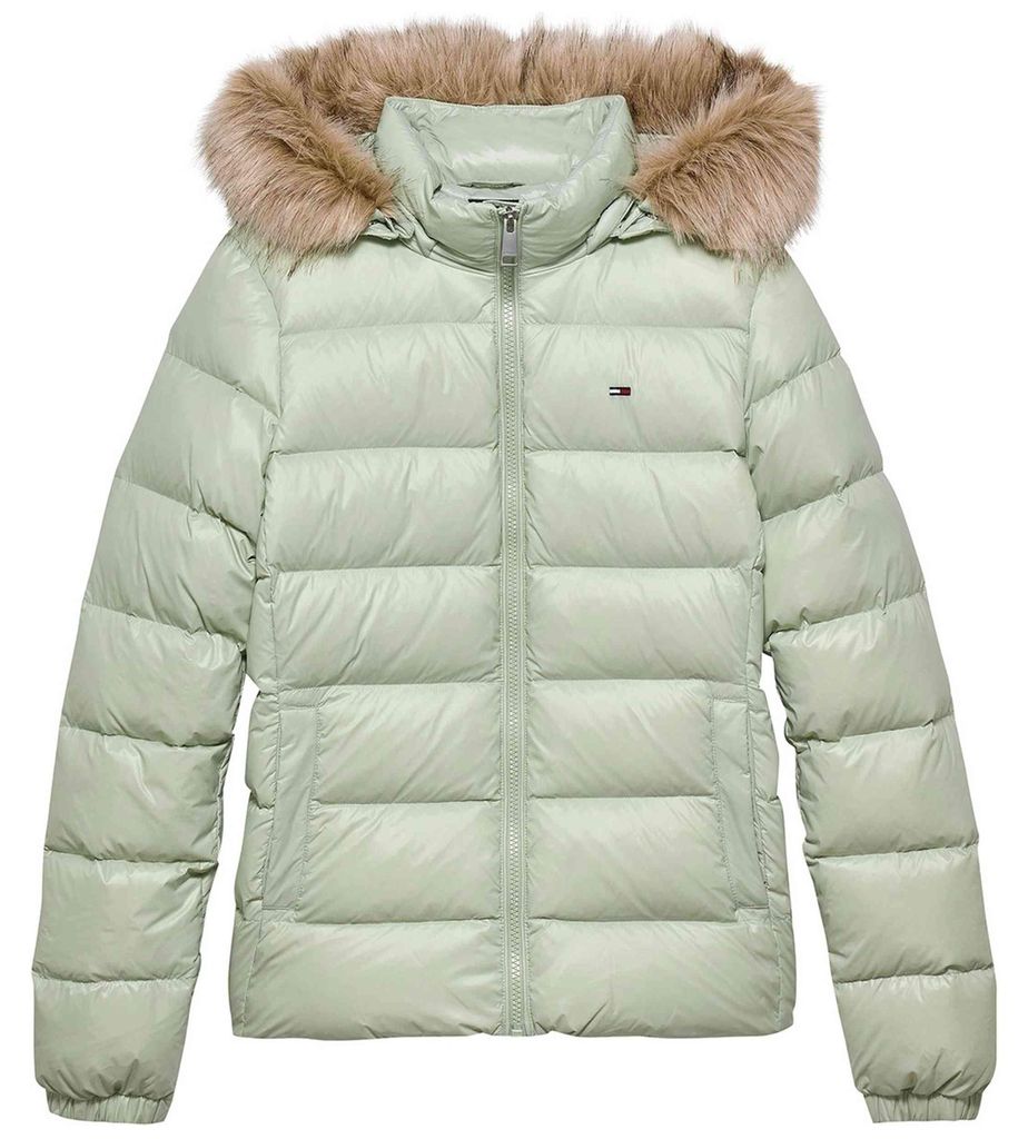 TOMMY JEANS BASIC HOODED DOWN JA Grün Produktbild 