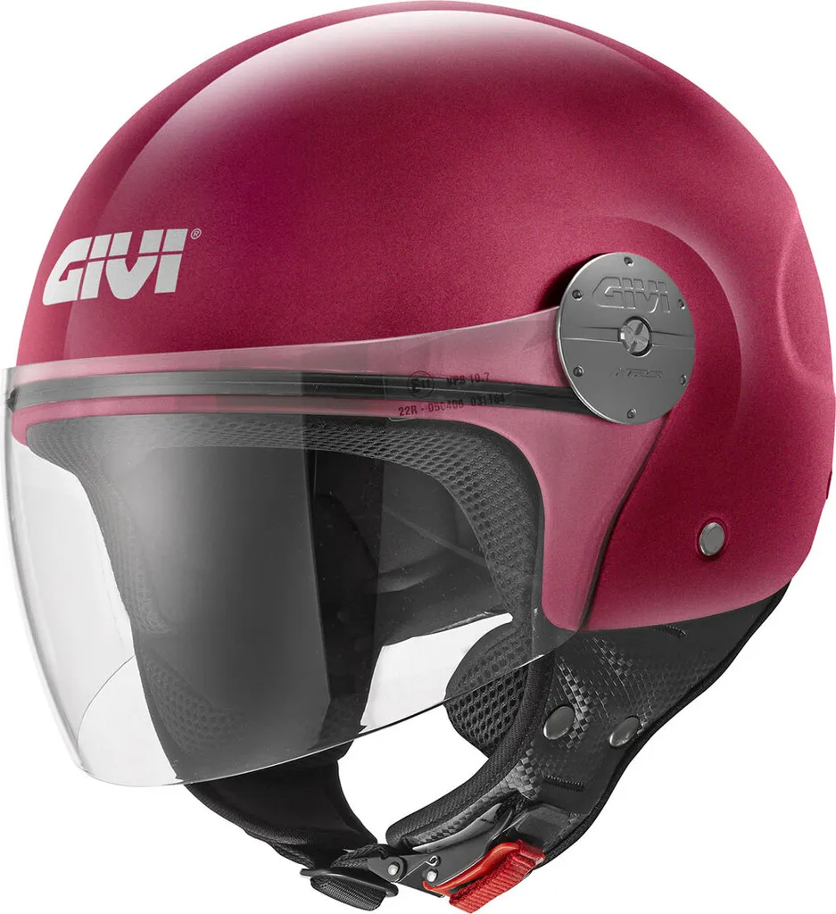 Casque Scooter Demi Jet GIVI 10.7 idéal pour trajets urbains Taille S