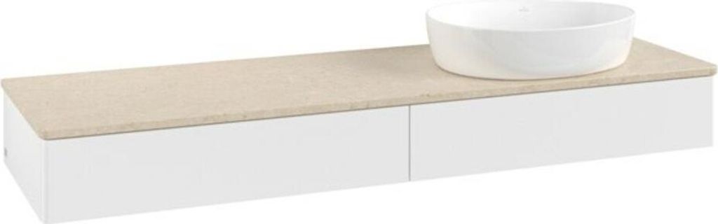 V&B Waschtischunterschrank ohne Frontstruktur Antao 160x50cm, WBP-farbe botti., wh. m Lac
