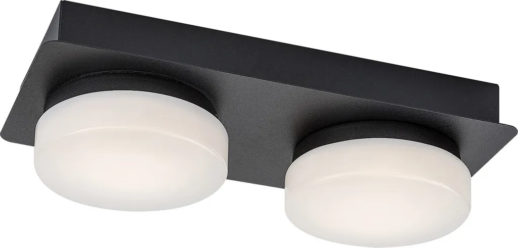 Luminaire LED noir mat pour mur et plafond design moderne Attichus 11W