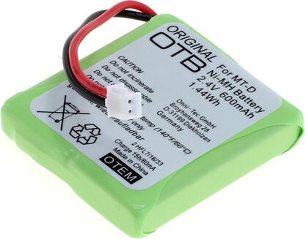 OTB Akku kompatibel zu AVM FRITZ!Fon MT-D NiMH Produktbild 3