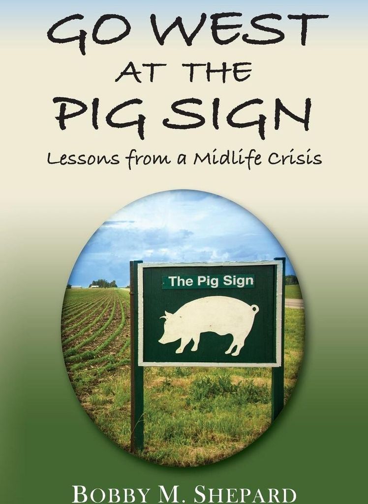 Go West At The Pig Sign