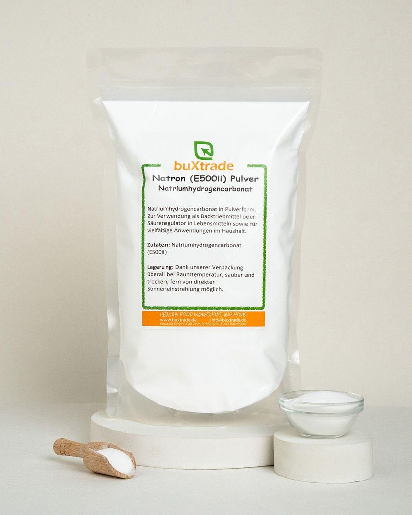 5 kg Natriumhydrogencarbonat | Natron E500 | Backsoda | Produktbild 