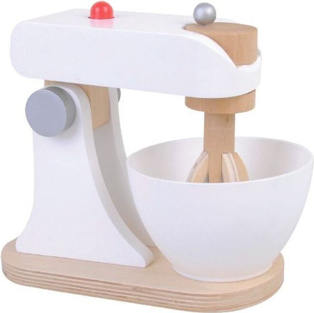 ToyToyToy, Holz Standmixer mit Rührschüssel, 20x10,5x18cm, AB5482