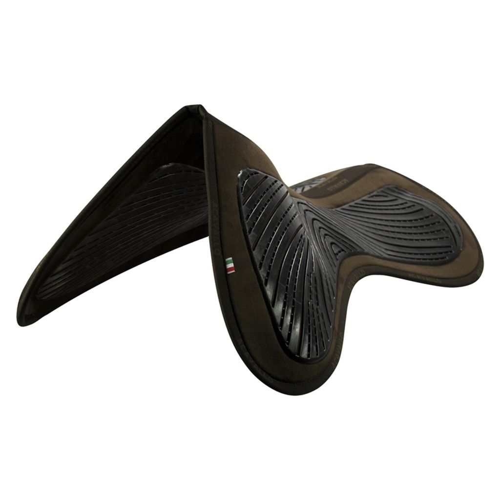 Acavallo Close Contact Twin Sided Gel Pad, Farbe:Brown, Größe:2