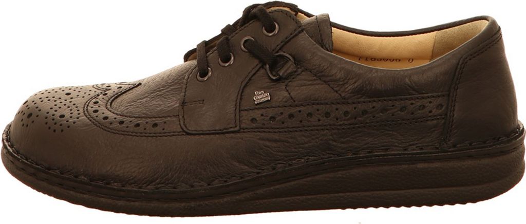 Finn Comfort Komfort Schnürschuhe YORK Herren 353836303439 Schwarz 43 EU