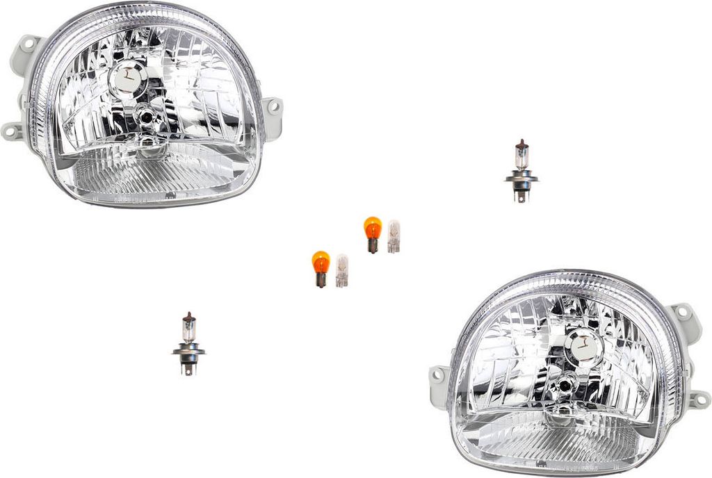 Johns, Scheinwerfer Halogen passend für Renault Twingo I 09/00- Leuc. Satz Links Rechts 7701049686 7701049687