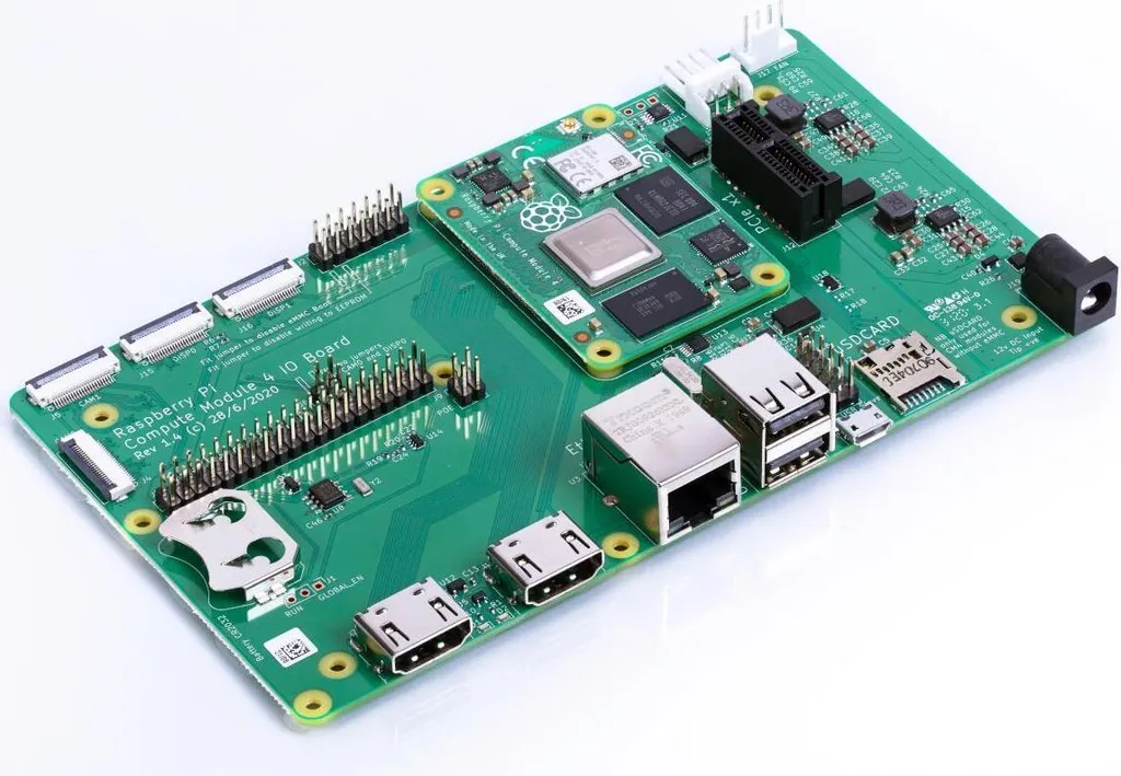 Carte d'E/S Raspberry Pi 4 Compute Module IO Board Originale