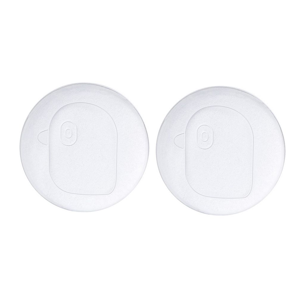 2pcs Türstopper transparenter stolzenfreier nicht rutschfeindlicher feuchtigkeitsfestes Anti-Kollision Rund/Quadrat-D