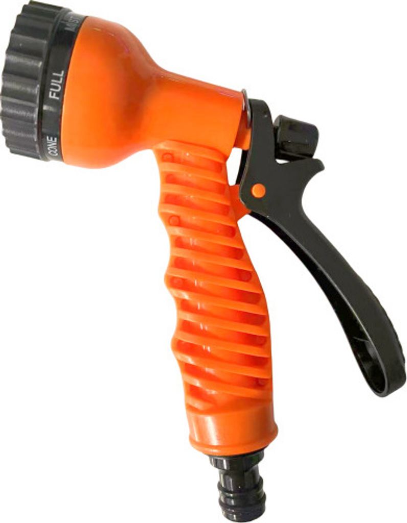 INF 7-Funktionen-Wasserpistole - Apfelgrüne Düse für vielseitigen Einsatz