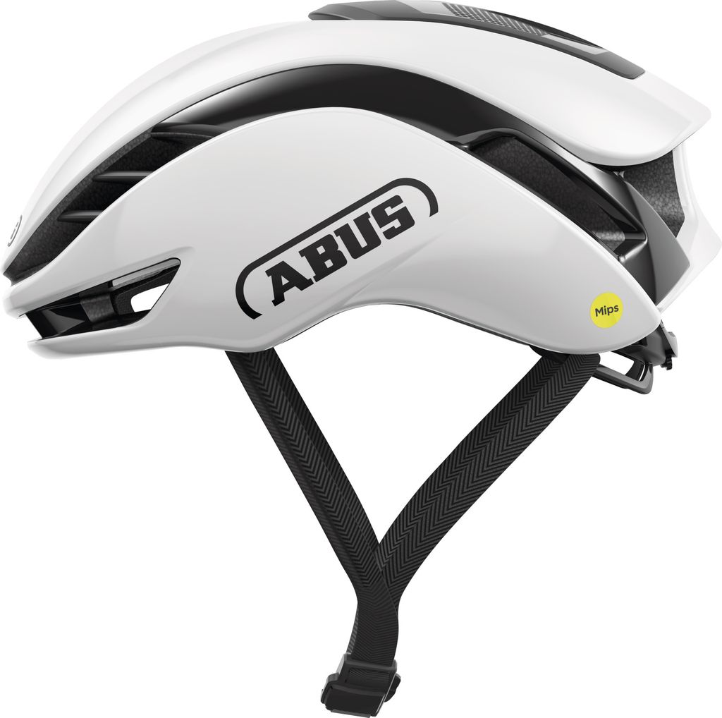 ABUS Rennradhelm GameChanger 2.0 MIPS - High Performance Aerohelm mit optimierter Aerodynamik und Belüftung - für Damen und Herren - Weiß, Grö...