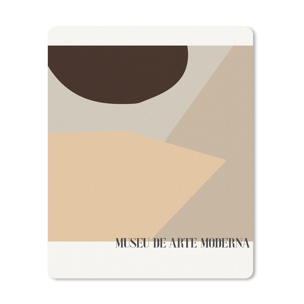 MuchoWow Mauspad Mousepad Formen - Modern - Abstrakt - Figuren - Kunst 30x40 cm - Mousepads - Maus Mat - Pad - Mausunterlage - Mausmatten