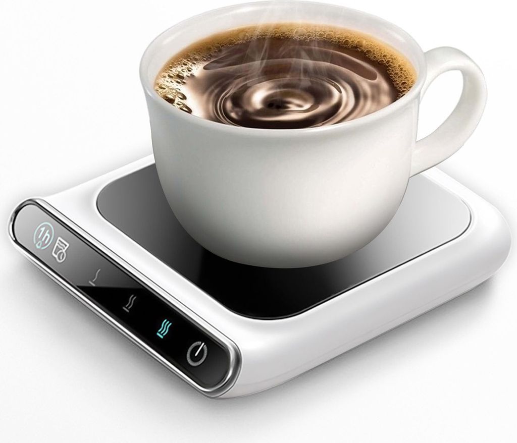 Becheruntersetzer Tassenwärmer, elektrischer Kaffeewärmer, 3 Temperatureinstellungen