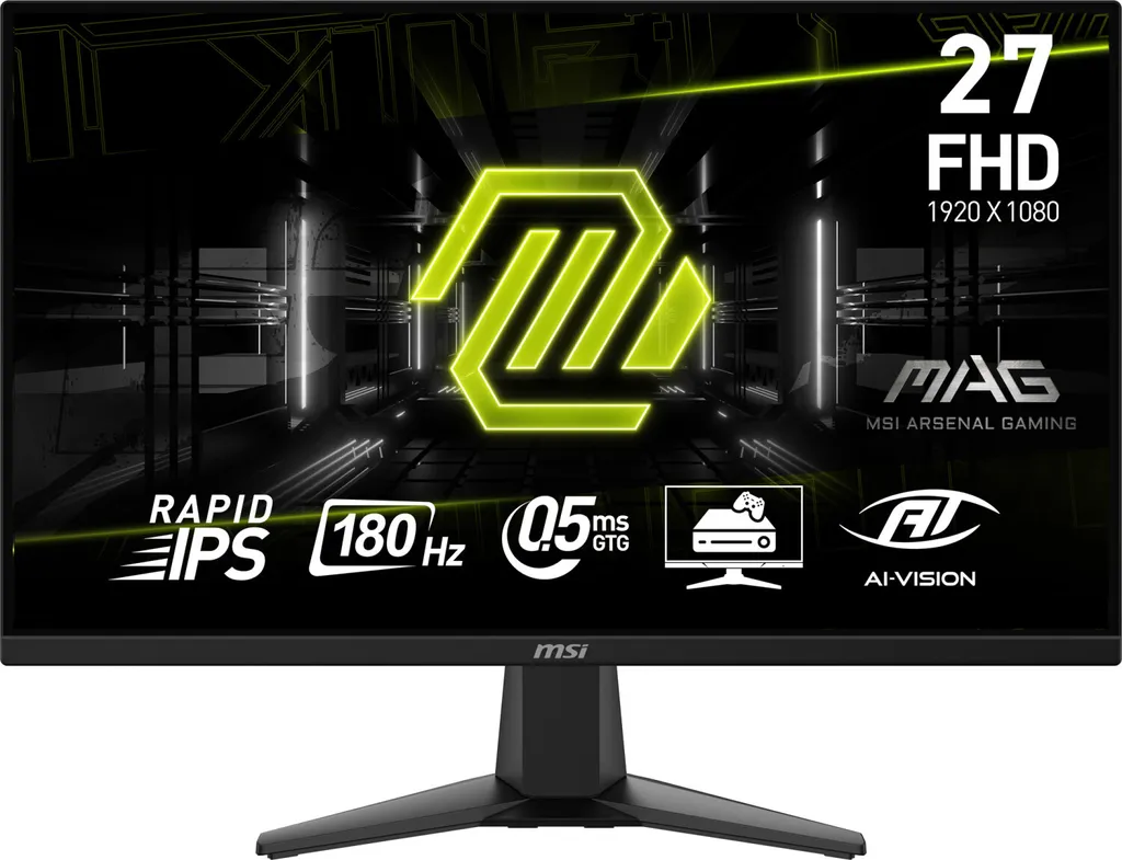 Moniteur PC 27 Pouces MSI MAG 275F idéal pour Gaming et Bureautique