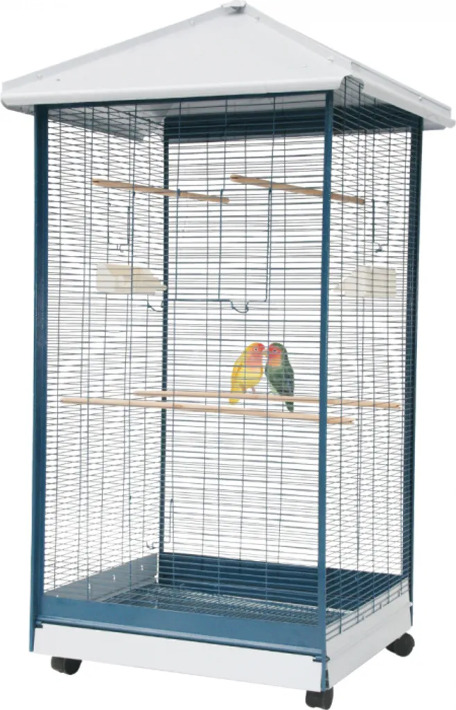 Cage Topmast Strong Refugio Anthracite pour Becs Crochus 66x59x146 cm