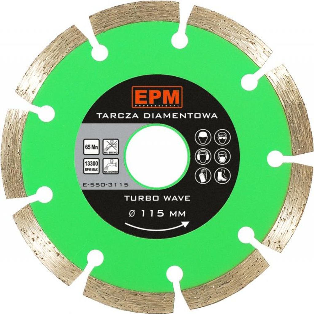 Segmentierte Diamantscheibe 230 Mm - E-550-0230