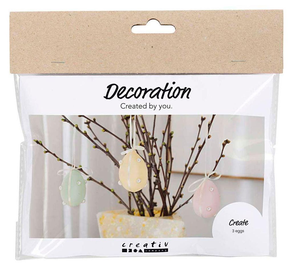 Creativ Company CC Mini Hobbyset Decoratie Eieren Pastelkleuren