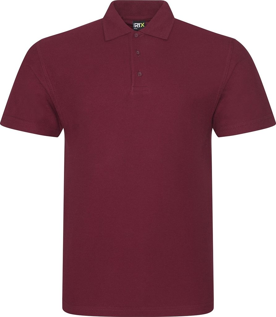 PRO RTX - "Pro" Poloshirt für Herren RW8255 (3XL) (Burgunderrot)