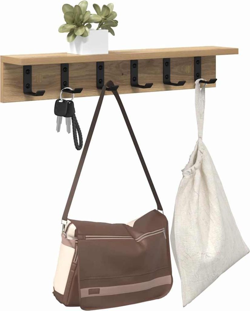 Wandmontierter nachttisch Artisan-Eiche 60 x 10.5 x 10.5 cm