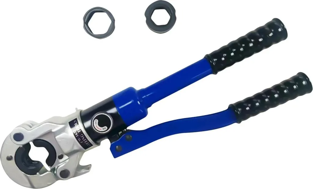 Pinza Idraulica Professionale 10 Ton per Tubi Rame 1/2 3/4 1 Pollice