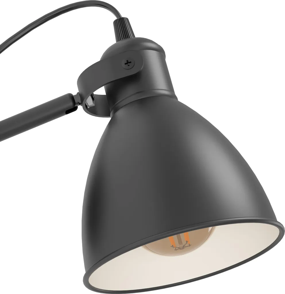 EGLO lampada da parete "PRIDDY" in bianco e nero 49468 - 9