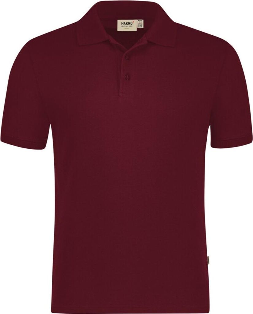 HAKRO Hakro Uni Poloshirt Bio Baumwolle GOTS #501 Gr. XS rot