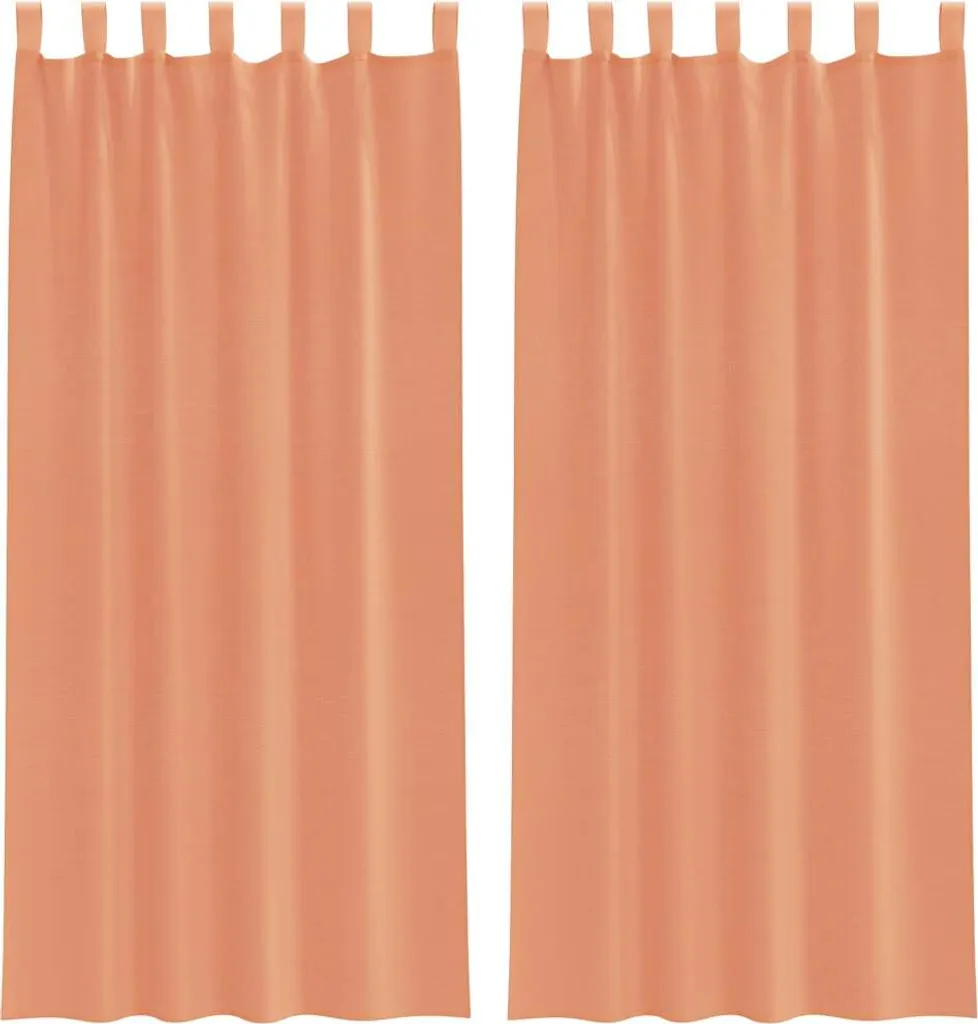 Tende Voile vidaXL 140x225 Terracotta - Luce e Benessere in Casa