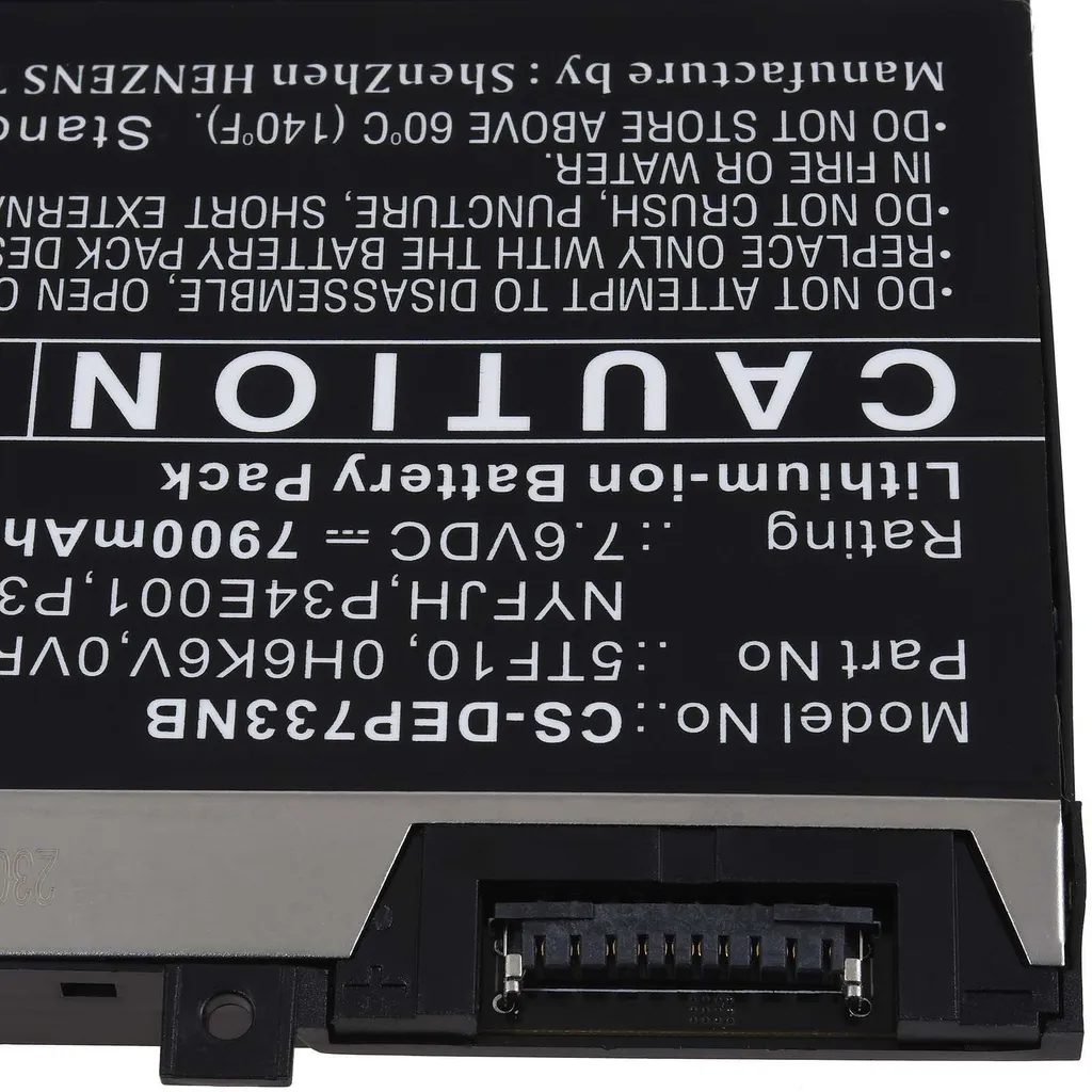 Batterie Dell Precision 7540 7530 - 97Wh Longue Durée et Performance