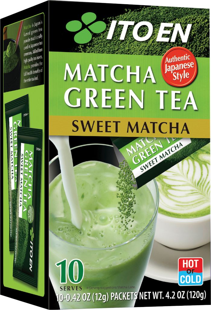 ITO EN Instant-Matchapulver gesüßt im Sachet 10x12g Packung Produktbild 