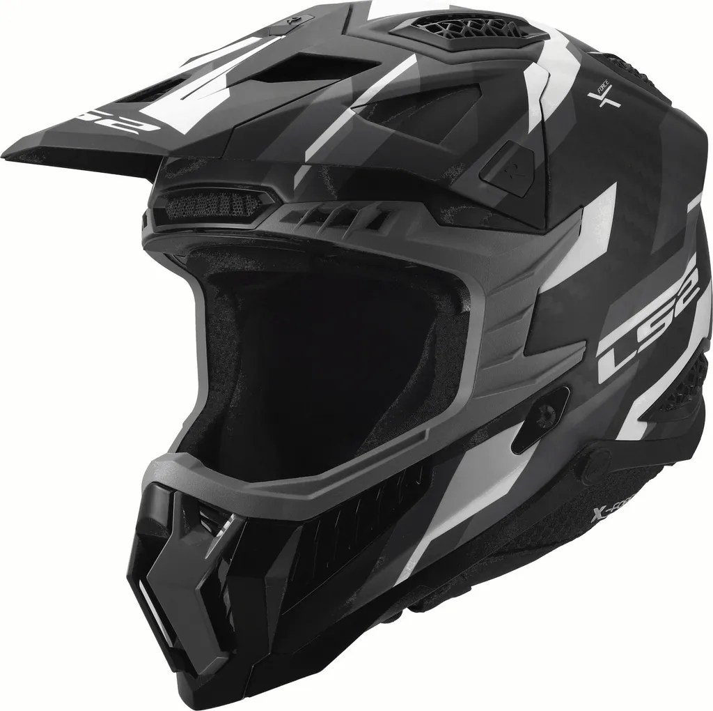 Casque de Cross LS2 MX703 X-Force Carbone pour Compétition et Loisir