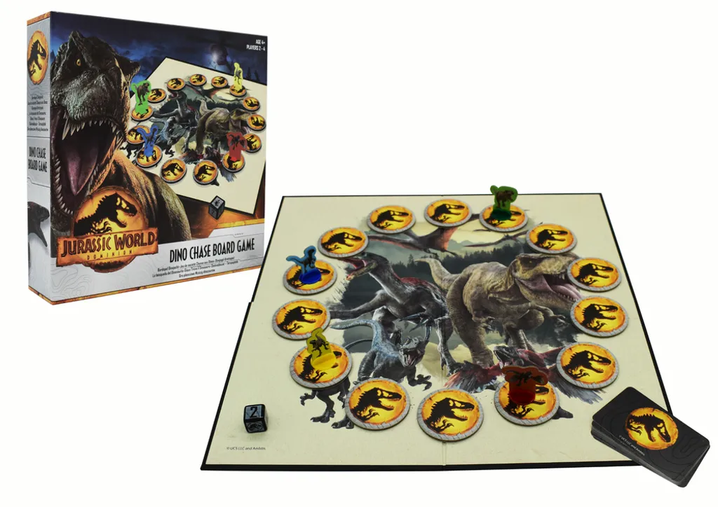 Jurassic World Dino Chase : Jeu de société interactif avec figurines - 2