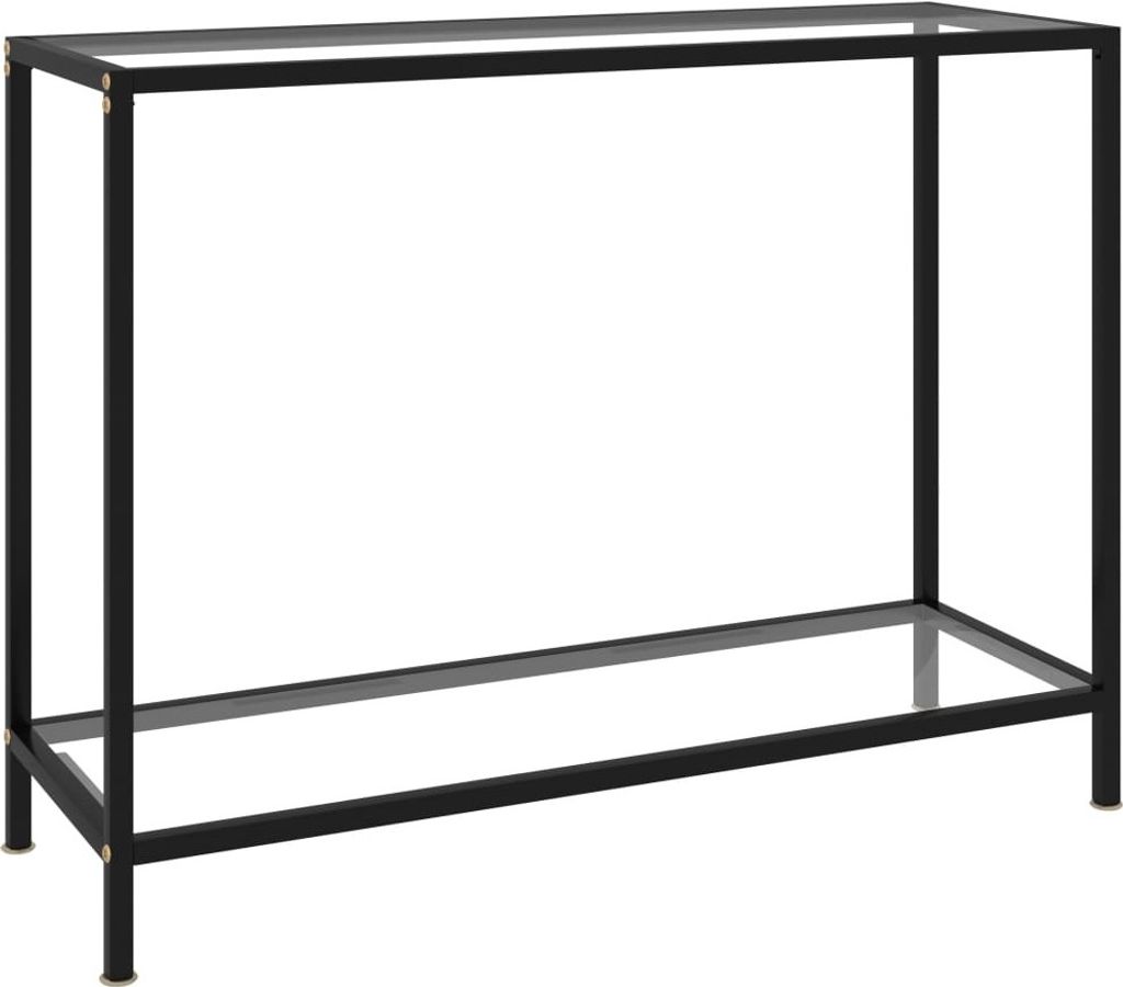 Konsolentisch Transparent 100x35x75 cm Hartglas