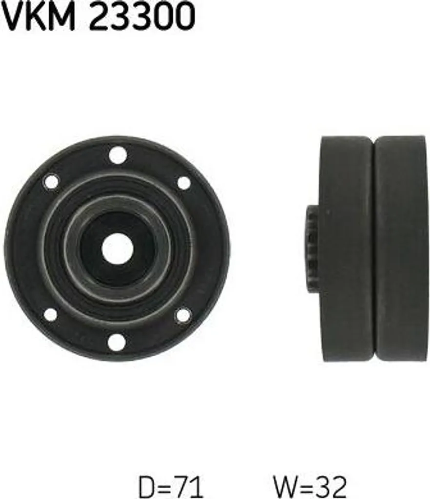 Rouleau de renvoi SKF VKM 23300 haute résistance OE 083012 pour Boxer