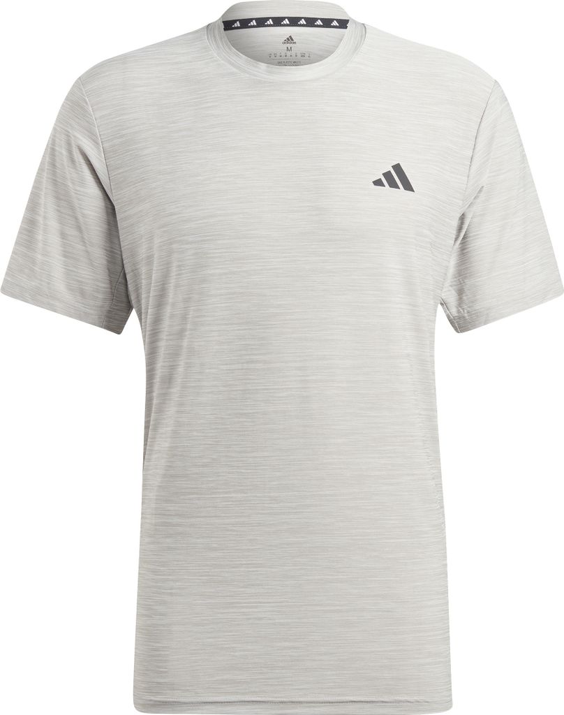 ADIDAS TR-ES STRETCH T-Shirt Herren grau M
