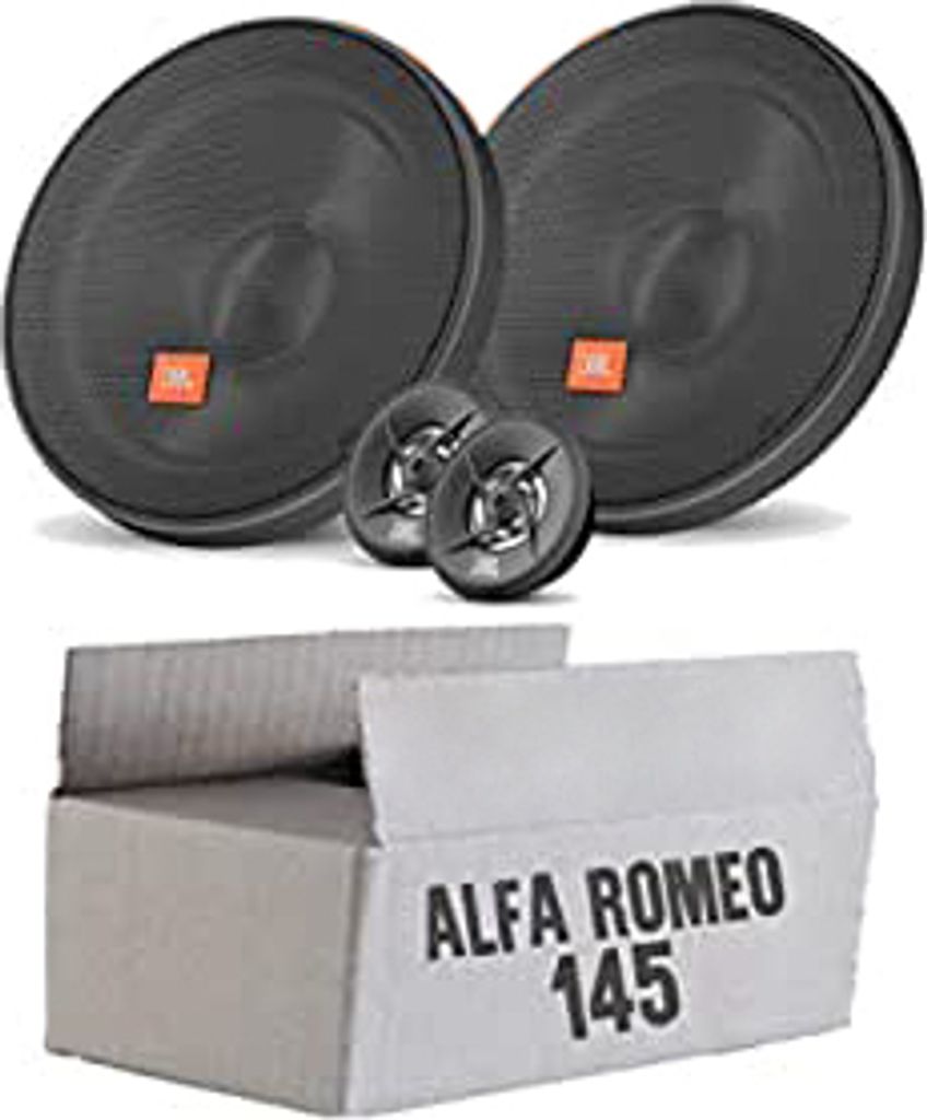 Lautsprecher Boxen JBL 16,5cm System Auto Einbausatz - Einbauset passend für Alfa Romeo 145 - justSOUND