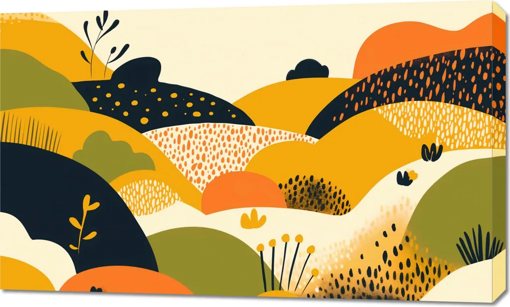 Décoration Murale Paysage Ensoleillé 100x60 cm - Tableau Grand Format