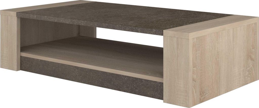 Couchtisch Ares 108x65 Melamin - braun