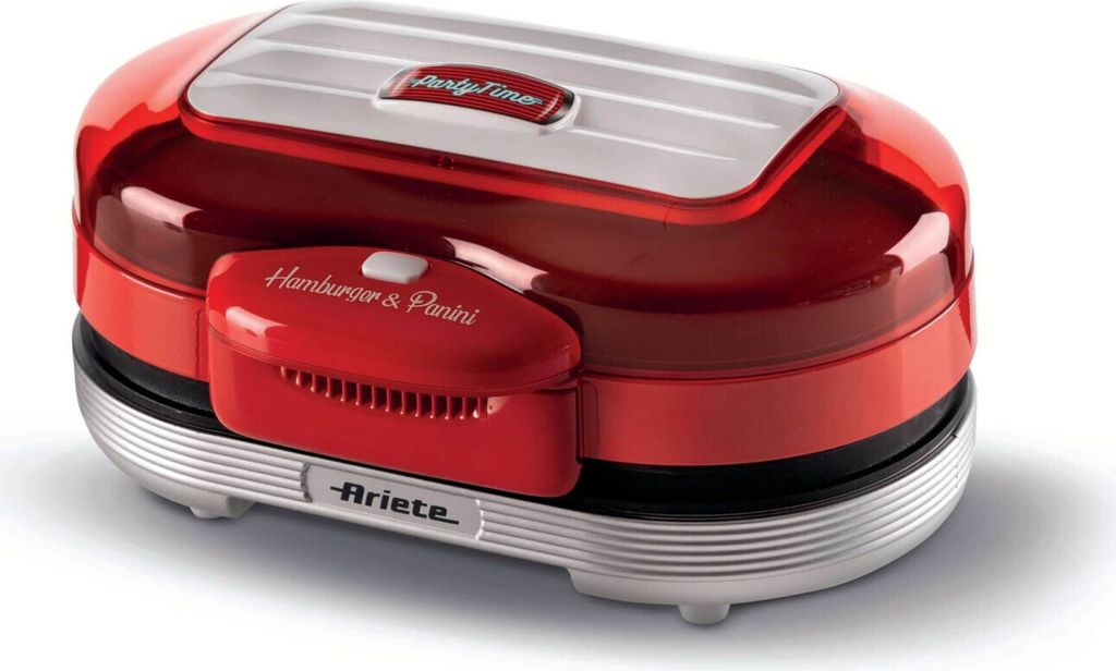 Ariete 0205/00, Červená, Obdélníkový, Rošt + plech, 280 x Obrázek produktu 